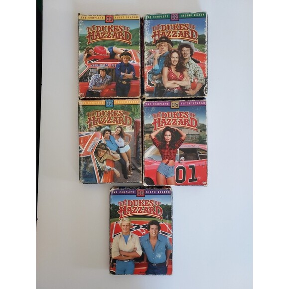 DUKES OF HAZZARD TV Series - Seasons 1, 2, 3, 5 & 6 - DVDs - Picture 1 of 4